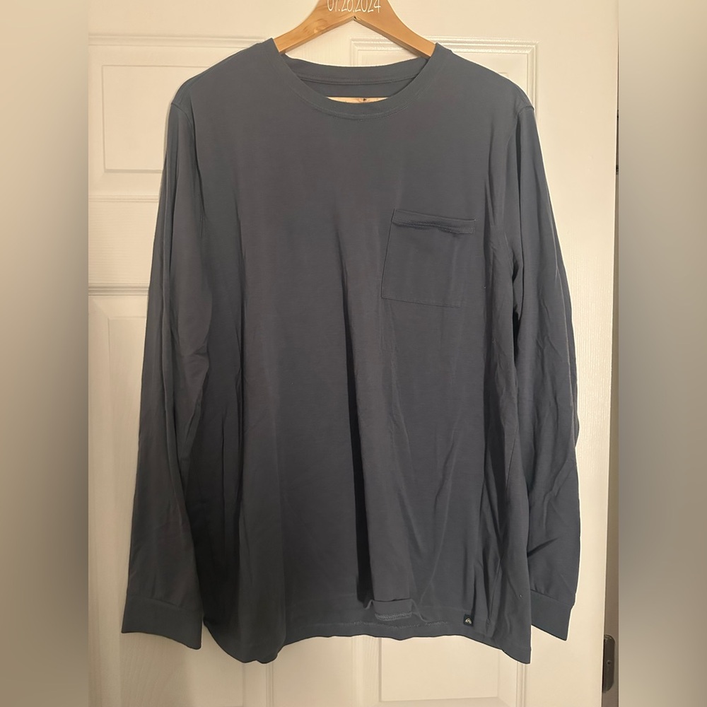 EMS Men's Long Sleeve Blue Shirt